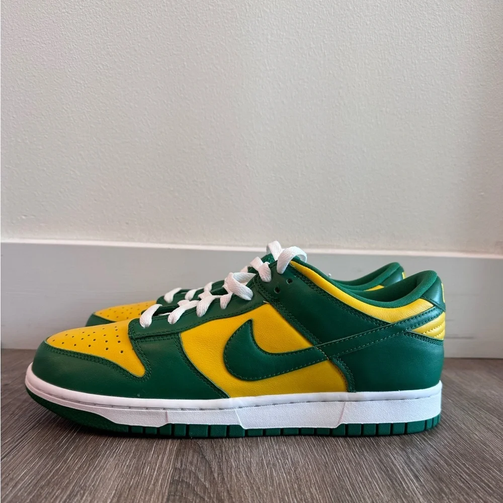 NWT Nike Dunk Low Brazil - Size 9.5 Men - Picture 8 of 11